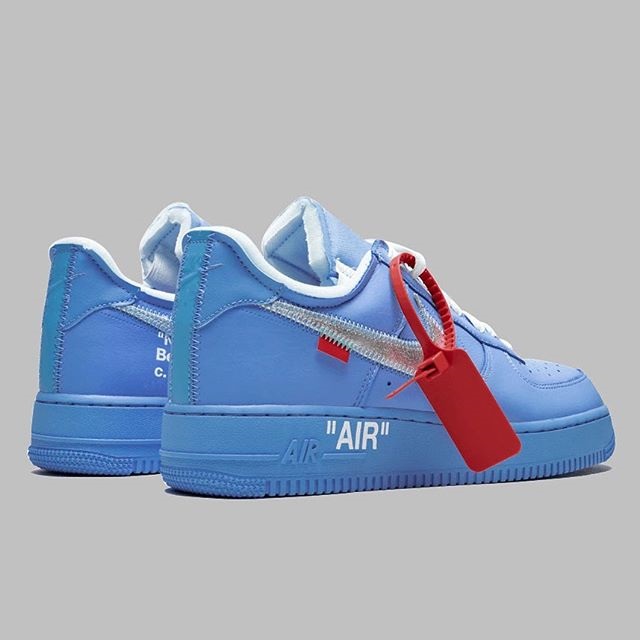 air force 1 blue and red check